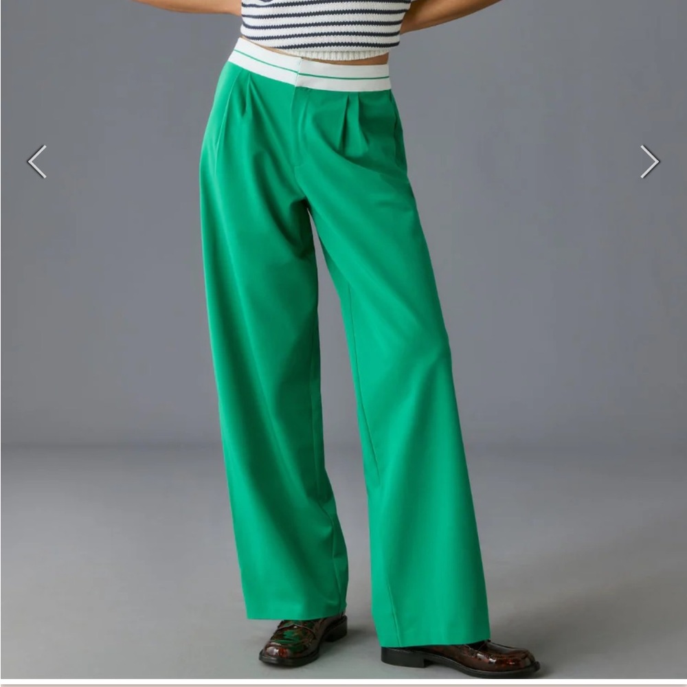 WAYF Contrast Waistband Trousers